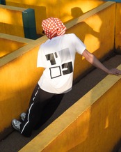 TOJO LOGO MEASURE BANDANA -ORANGE-