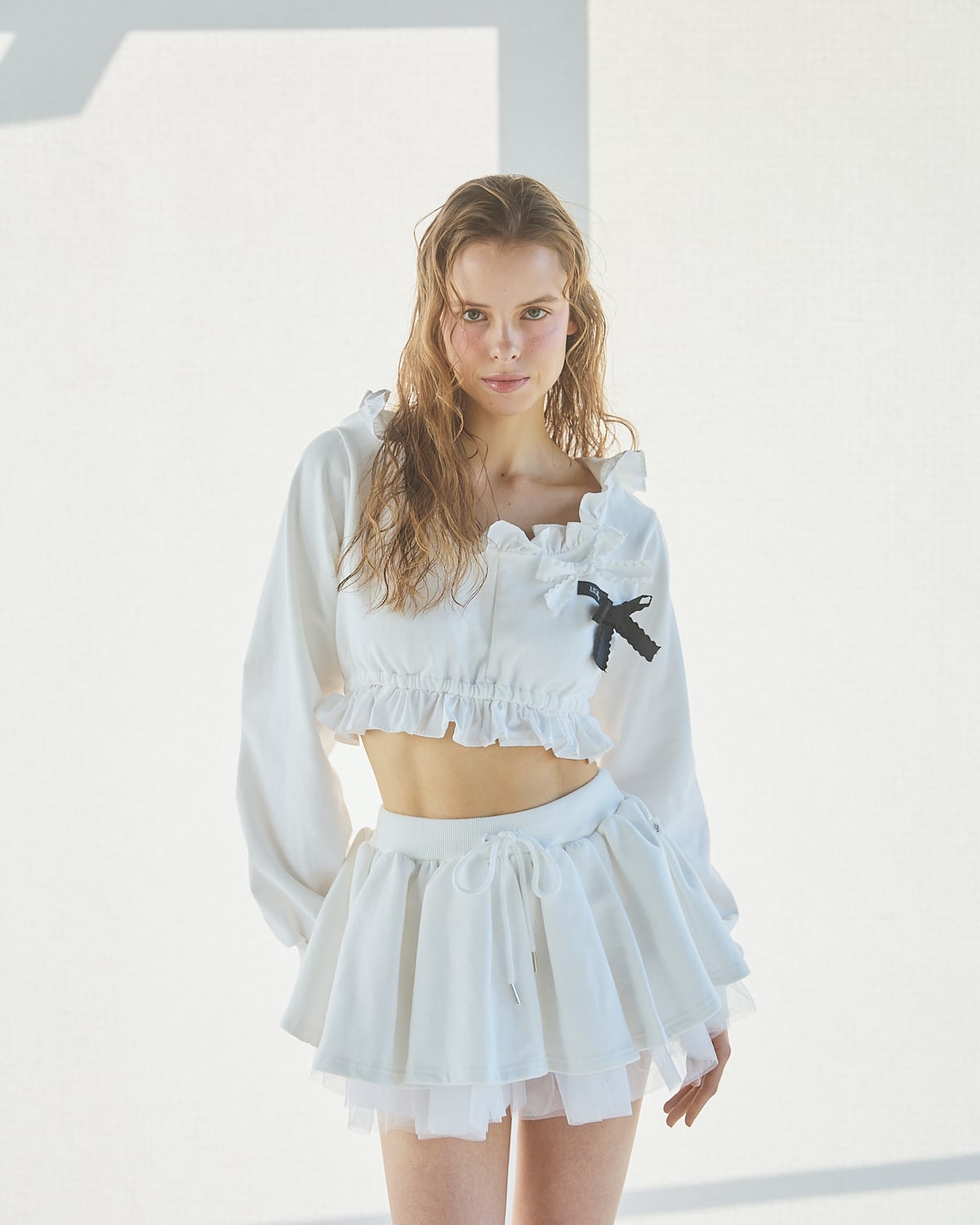 S/S フリルスウェットパーカー | lilLilly official webstore
