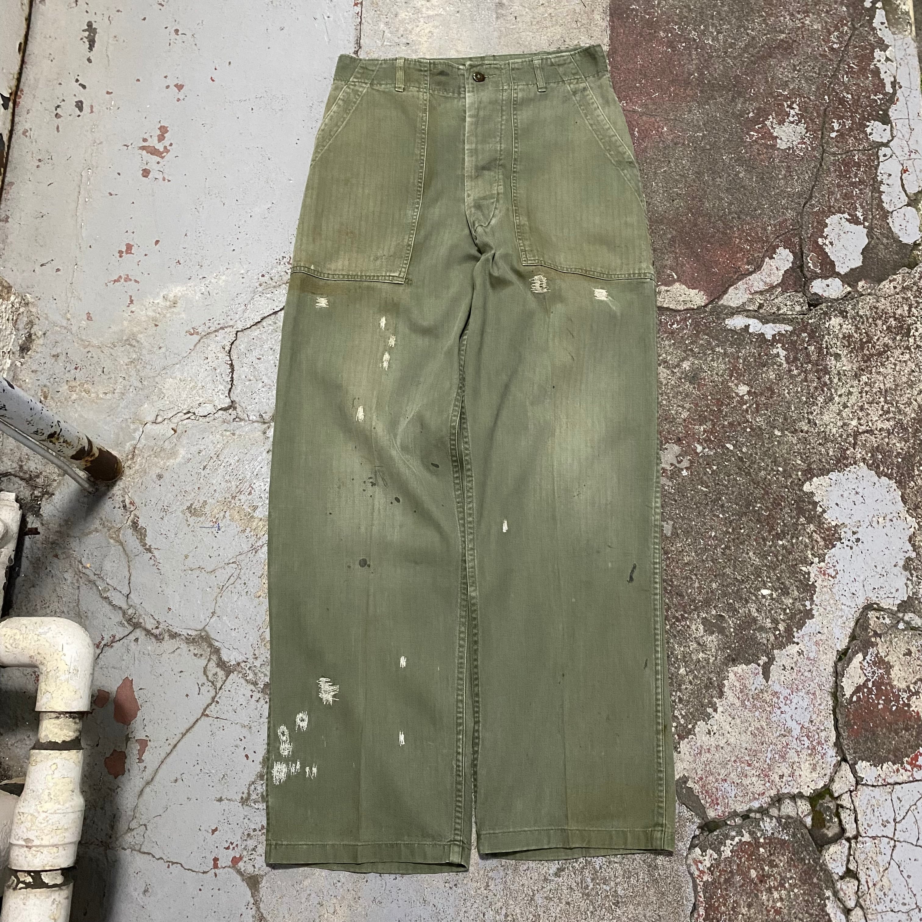 月桂樹ボタン】40's US NAVY N-3 H.B.T Pant | 下北沢SPiKe＆SPiCe