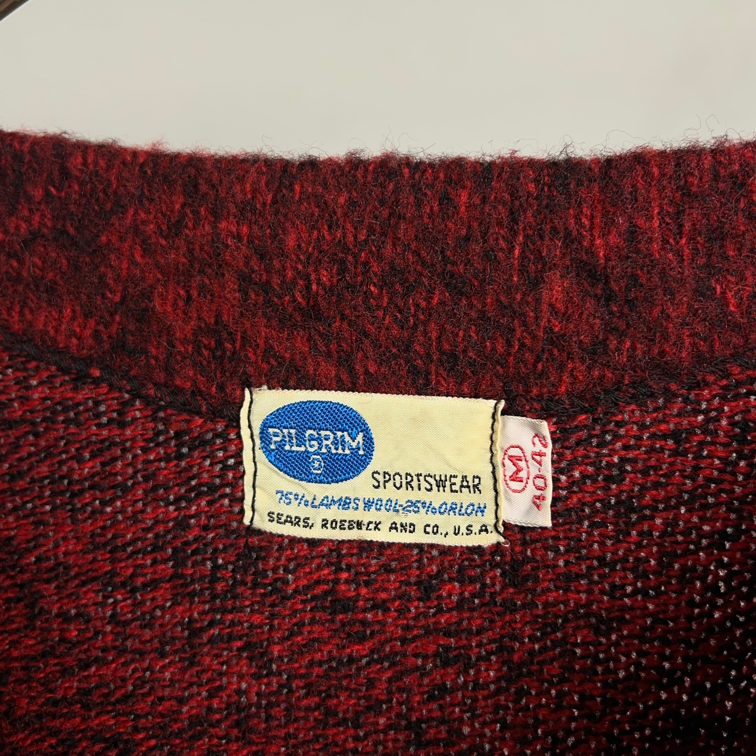 1960's PILGRIM Lambs Wool × Orlon Sweater 60年代 ピルグリム