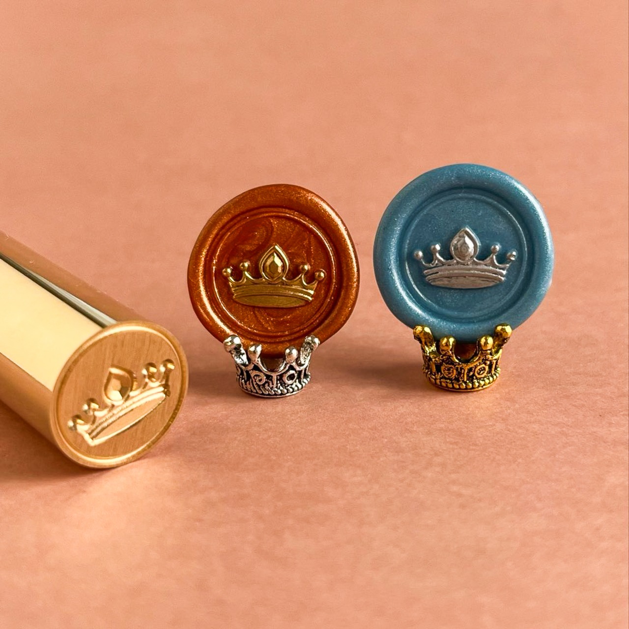 3Dスタンプヘッド｜王冠 15mm 筒型 - 1