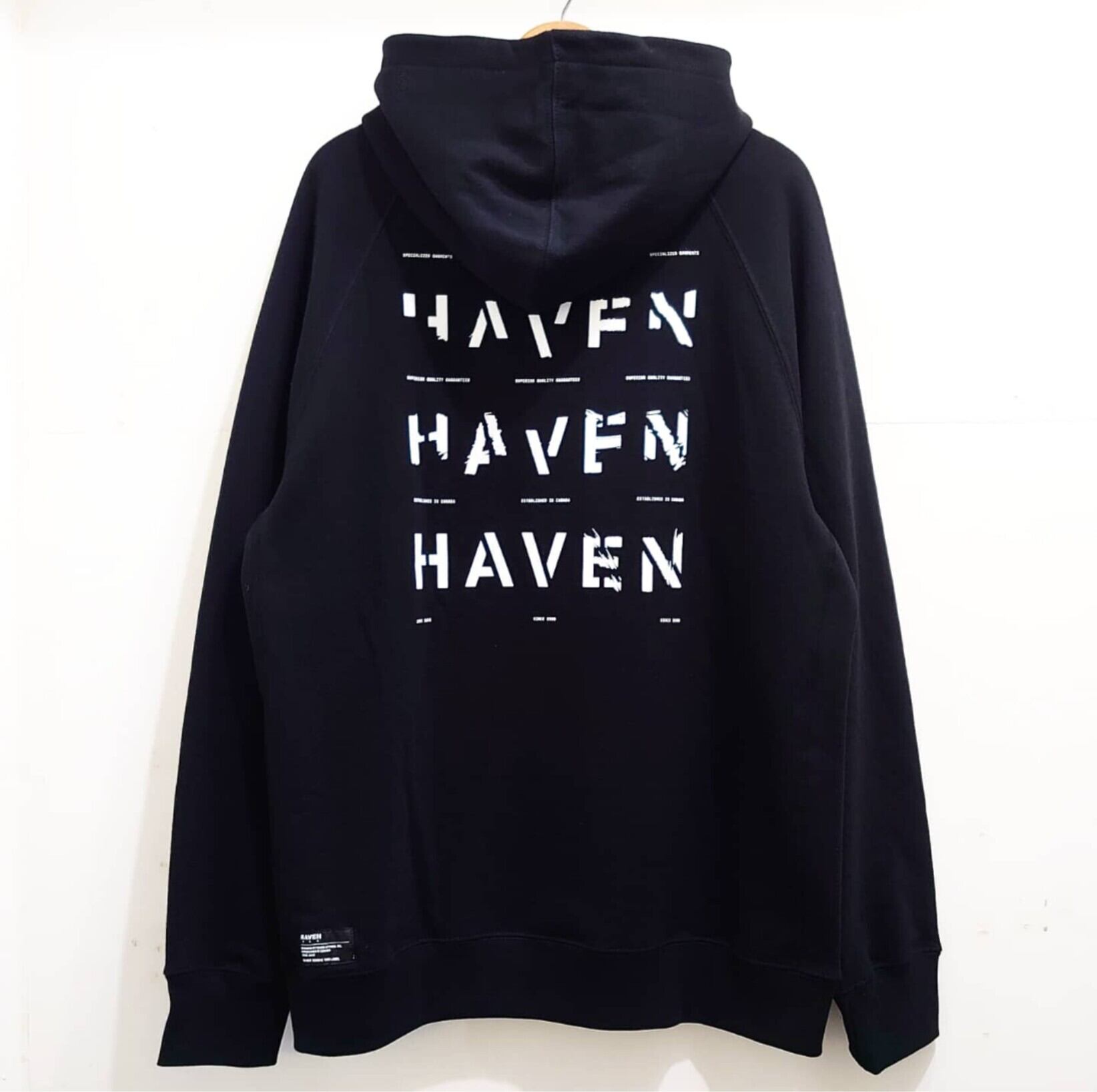 HAVEN ヘブン / STACKED PULLOVER HOODIE - COTTON TERRY