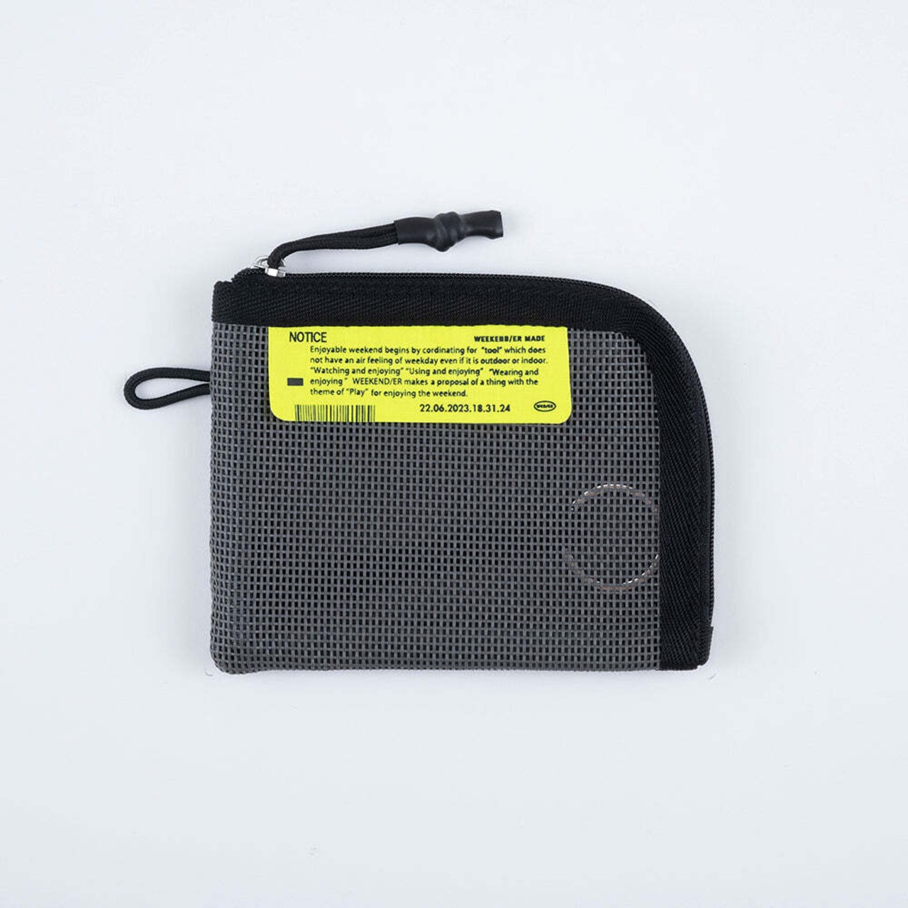 [WEEKENDER] PVC MESH MULTI CASE/CHARCOAL/マルチケース/財布