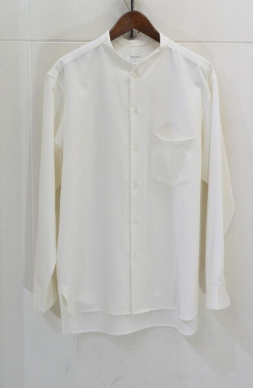 ABAHOUSE ノーカラーシャツ