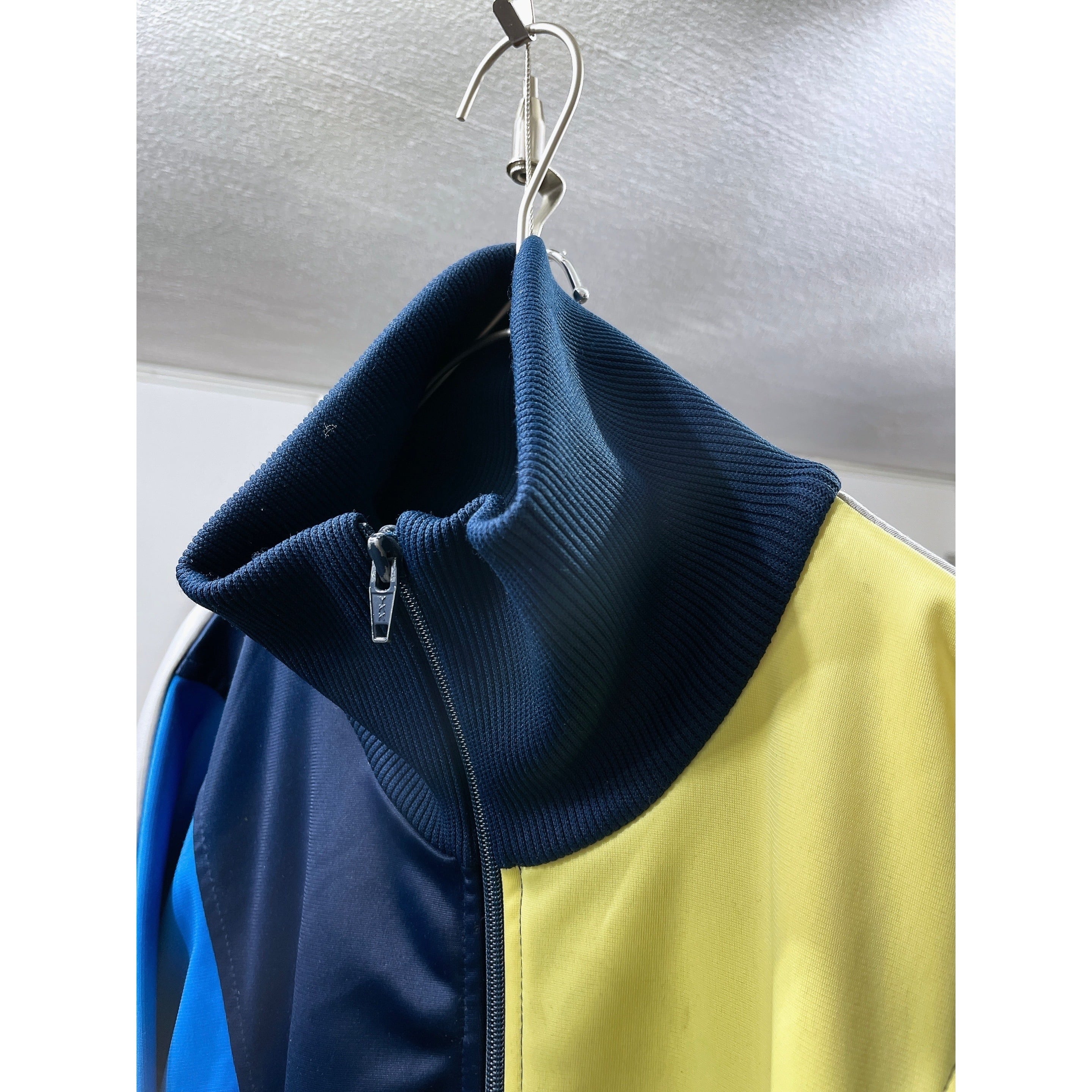 1980-90s old puma multi color switching panel design track jacket