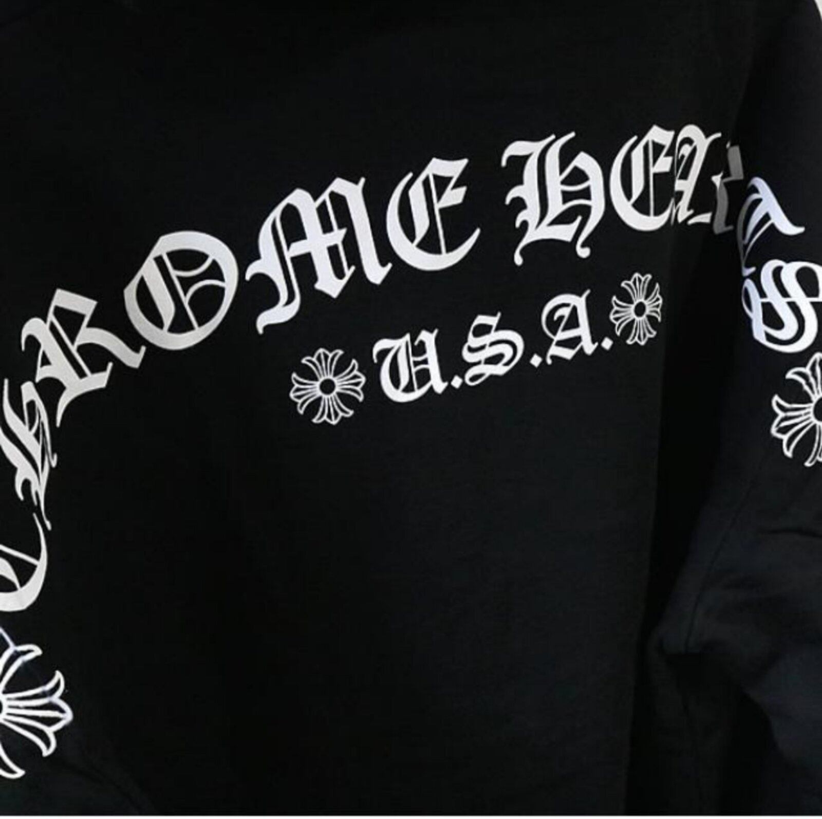 クロムハーツ T-BAR バックプリントパーカー CHROME HEARTS クロムハーツ バックロゴ Tバー パーカー