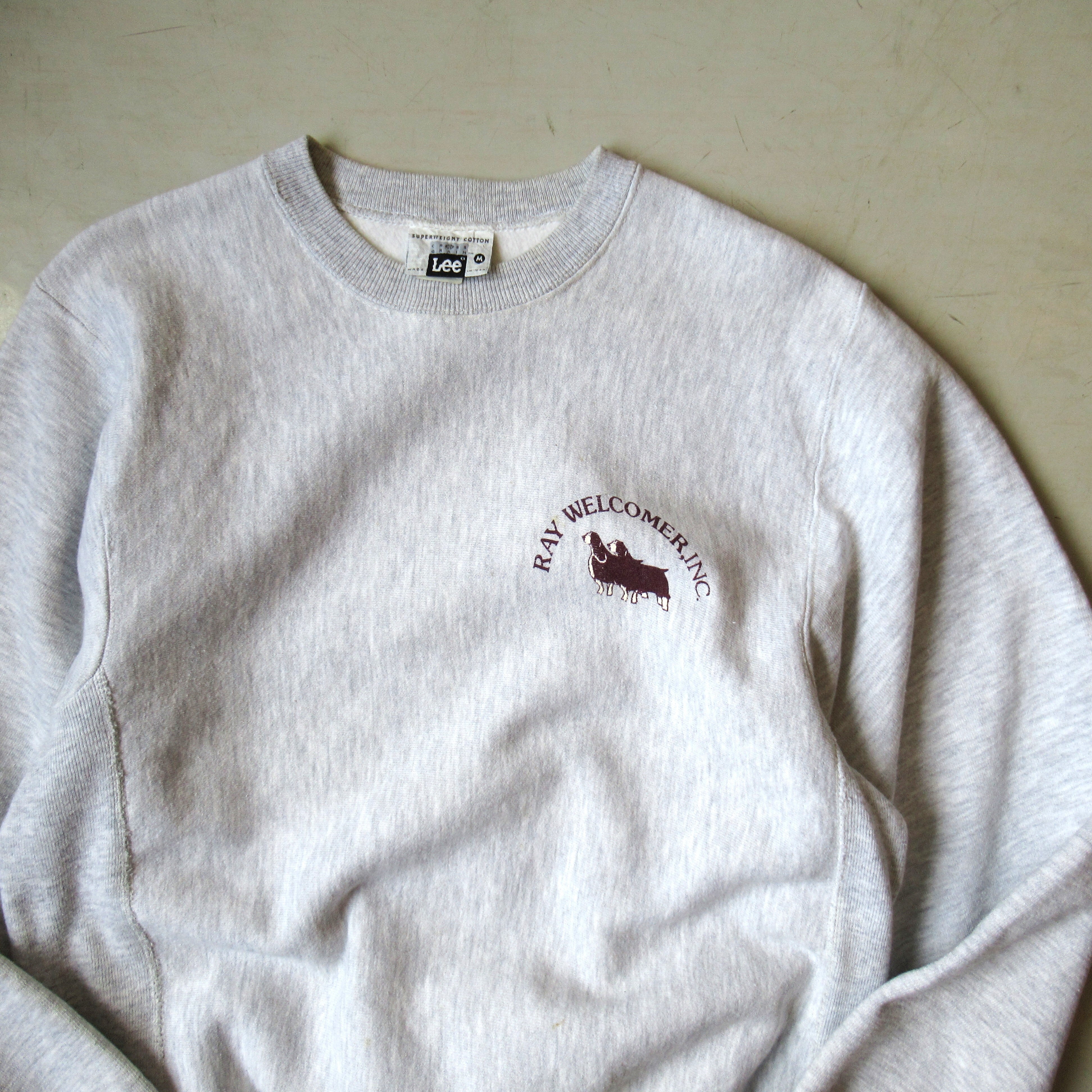 90S LEE CROSSGRAIN REVERSEWEAVE TYPE SWEATSHIRT-RAY WELCOMER INC