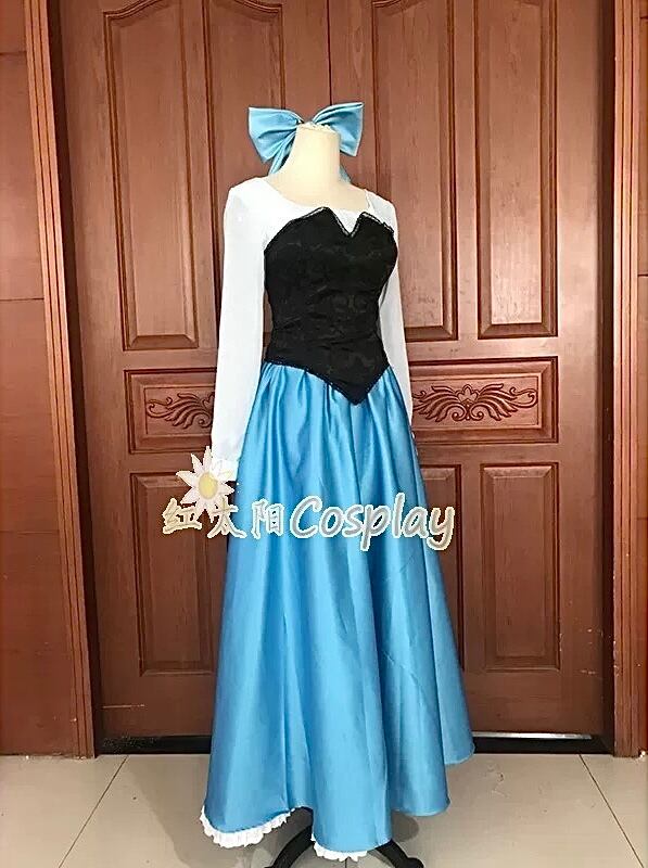 ディズニー アリエル ワンピース 成人用衣装 ドレス Dハロ コスプレ