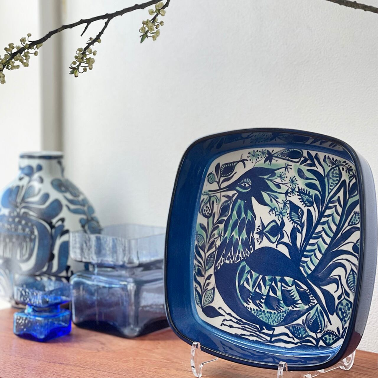 Royal Copenhagenロイヤルコペンハーゲン「TENERAテネラ」絵皿 角皿  