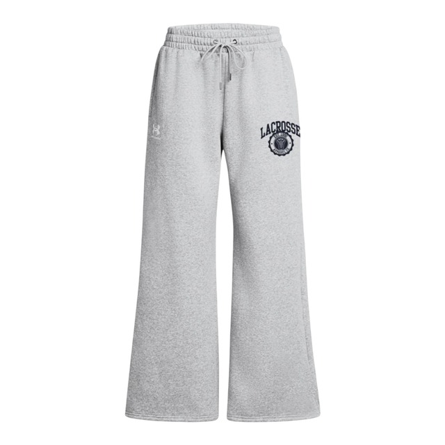 アンダーアーマー ワイドレッグ スウェットパンツ ラクロス レディース グレー