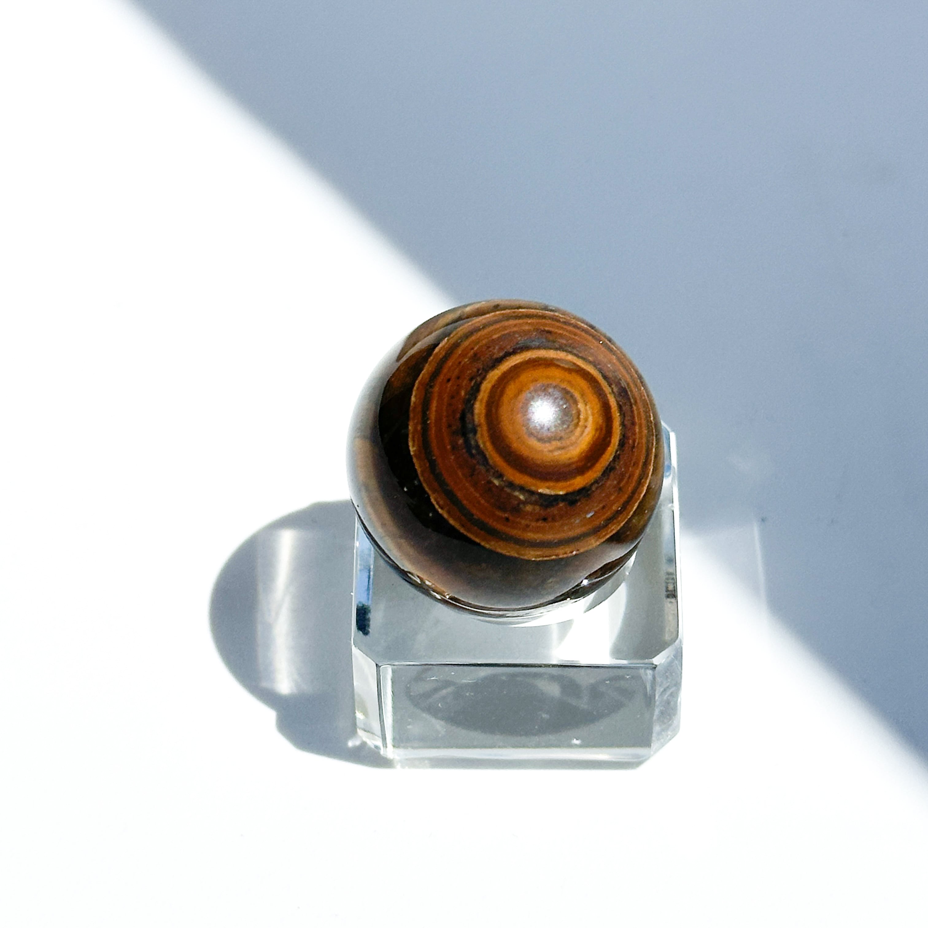 タイガーアイ スフィア（丸玉）53◇ Tiger's eye ◇天然石・鉱物