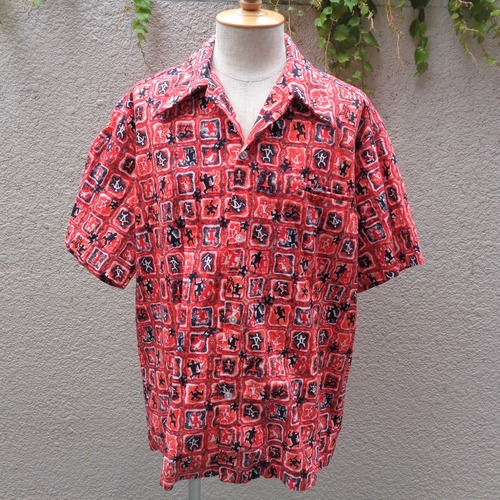 50's Hawaiian Shirt／50年代 ハワイアンシャツ アロハシャツ