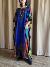 vibrant ethnic print import dress-5149-8
