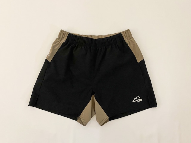 milestone(マイルストーン) Natty Shorts 5_inch　Sumi Black  ランニングショーツ