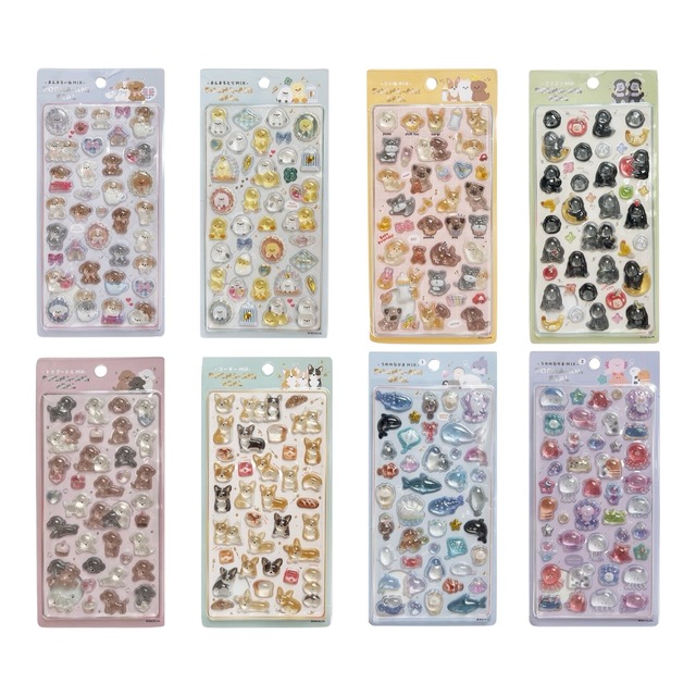 第2弾ぽちゃあに POCHA-ANI ぷっくりシール