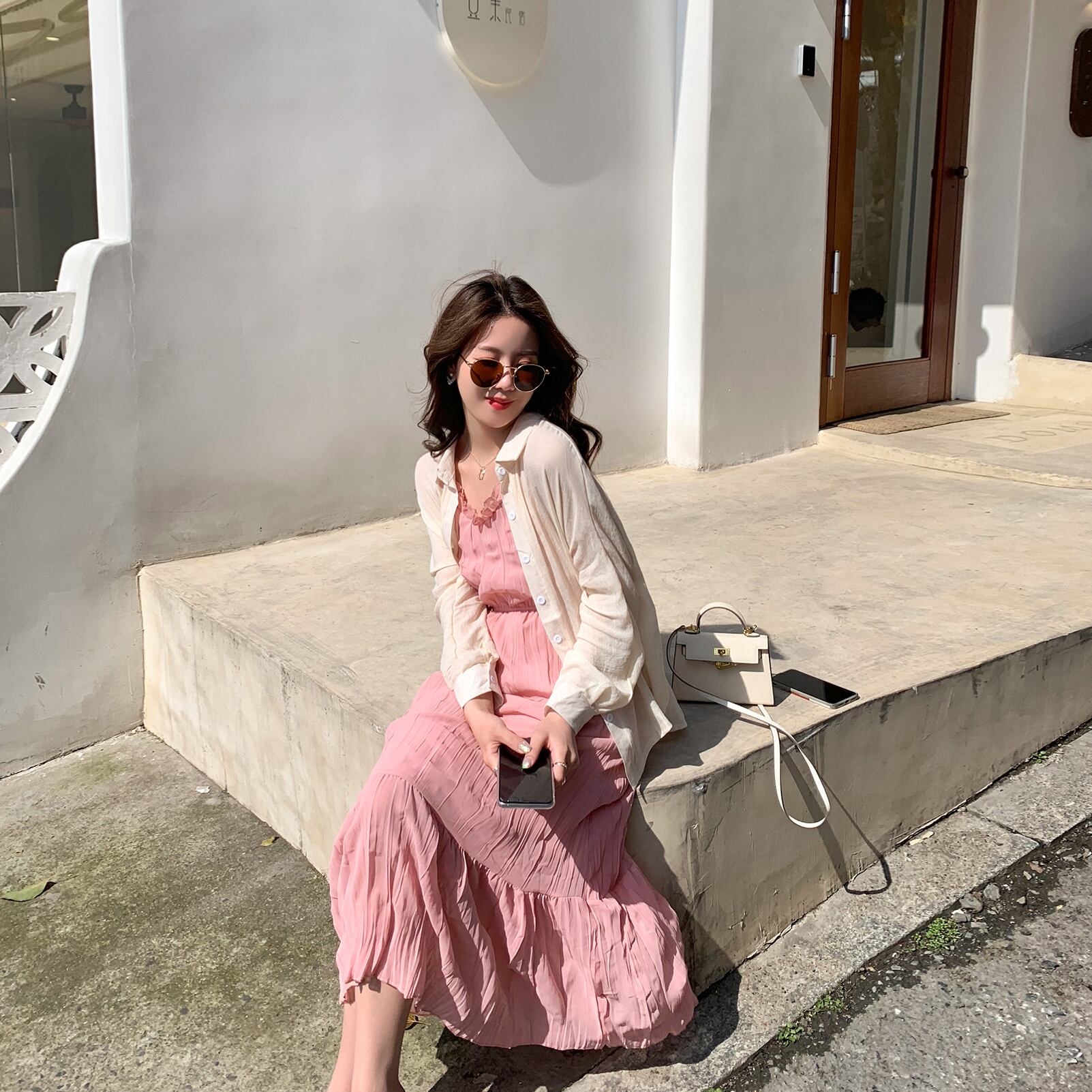 スプリングシフォンドレス シャツ 春物 6Du_Shop_Women39162036297