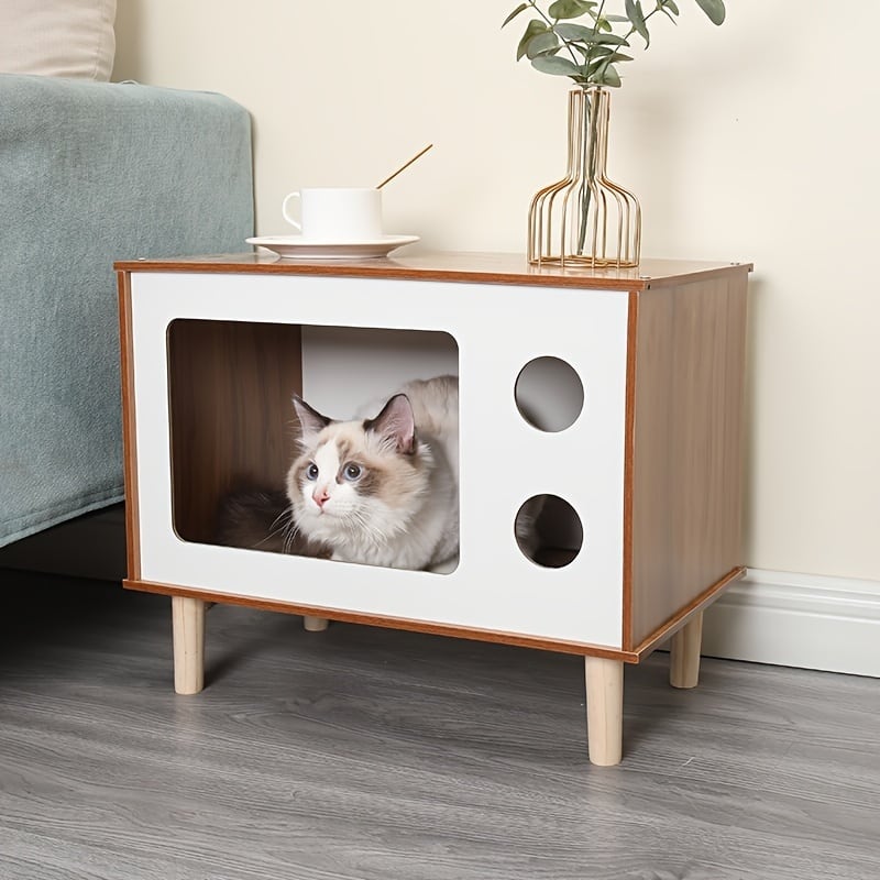 キャットハウス 猫 無垢材 ねこ ベッド ネコ ペット 家 キャットハウス 猫 無垢材 ねこ ベッド ネコ ペット 家