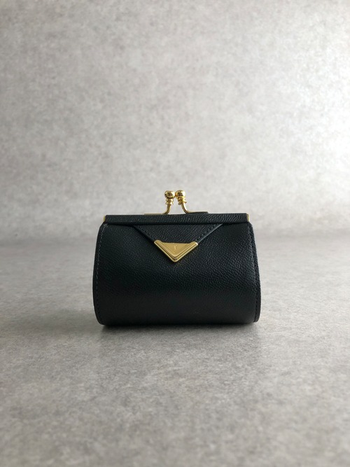 Yves Saint Laurent イヴ・サンローラン 財布 ブラック YSL レザー がま口 コインケース vintage ヴィンテージ オールド r72wjp