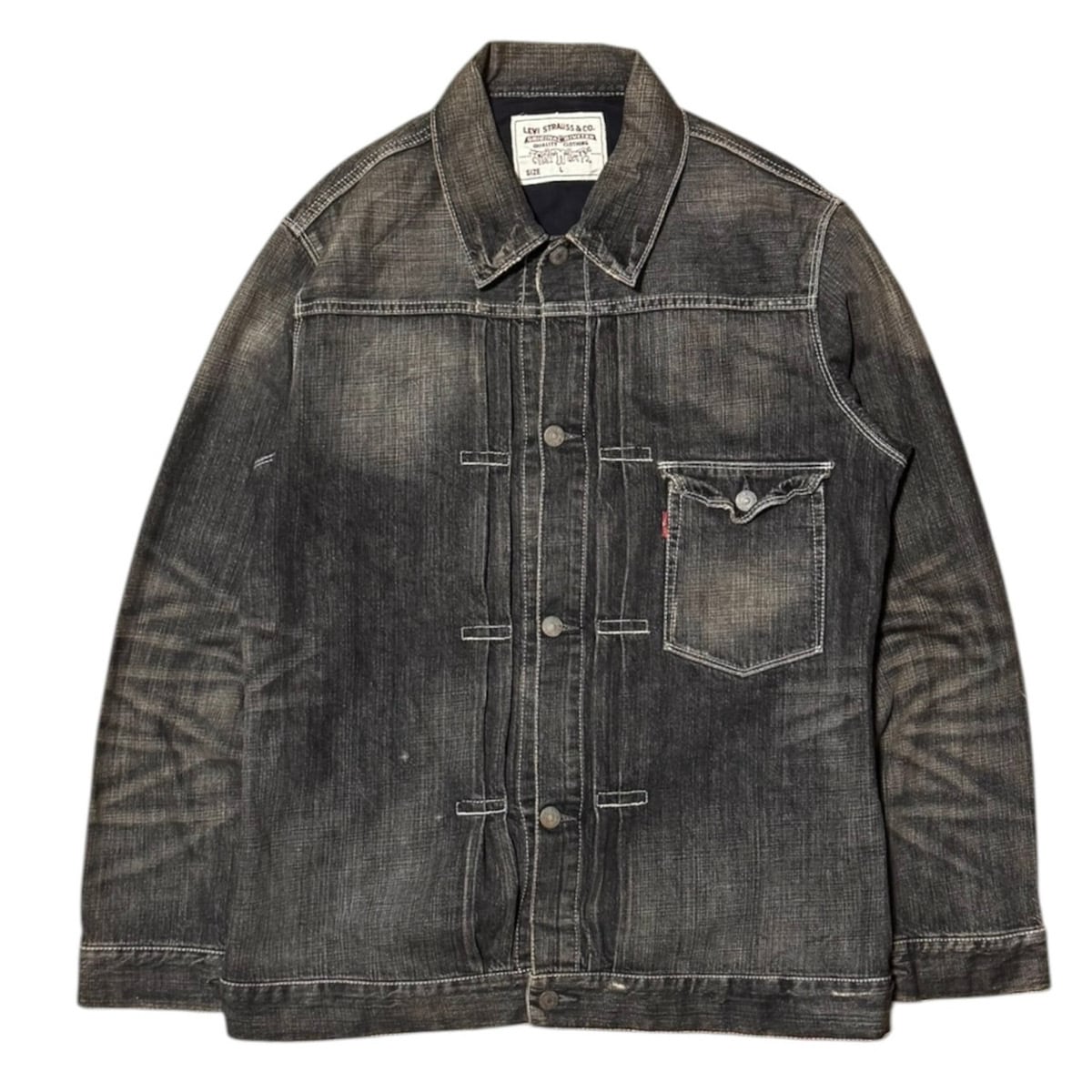 カルバンクライン 90s OLD 後染め 24MJZ 短丈 デニムジャケット Calvin klein jeans カルバンクライン 90s OLD 後染め 24MJZ 短丈