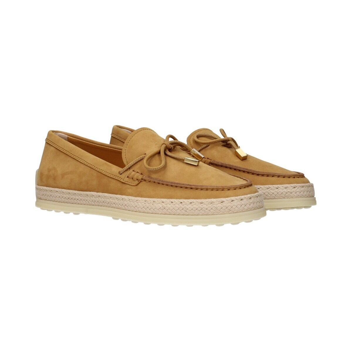 TOD'S トッズ レディース ローファー スエード ブラウン