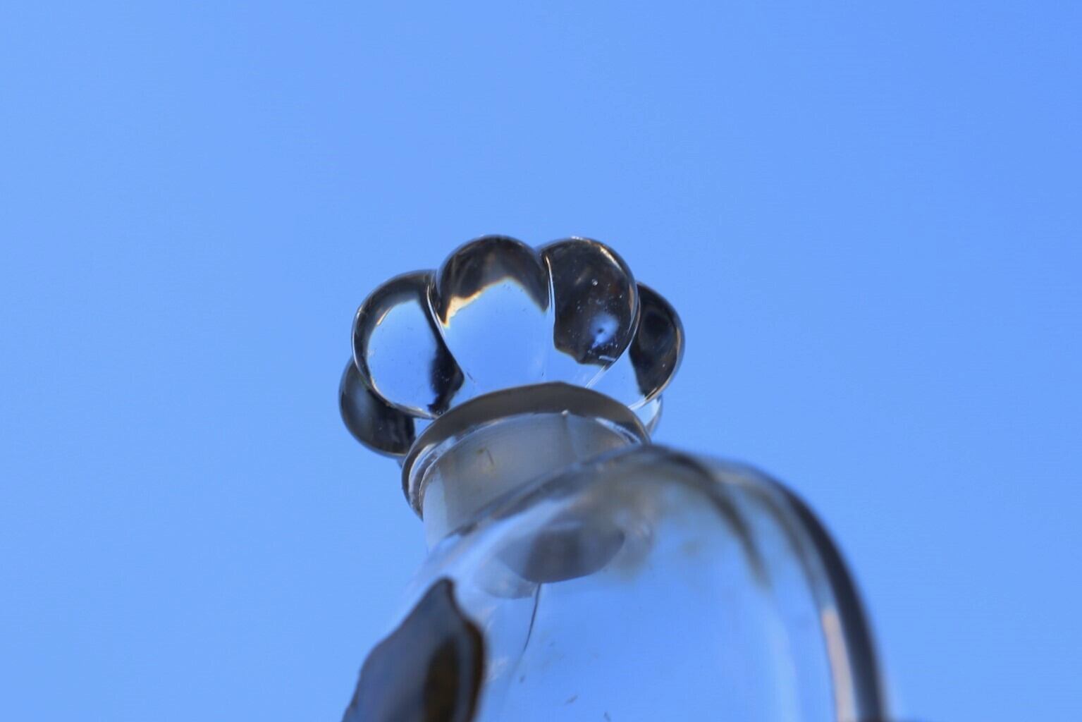 フランス アンティーク ヴィンテージ パフュームボトル ガラス瓶