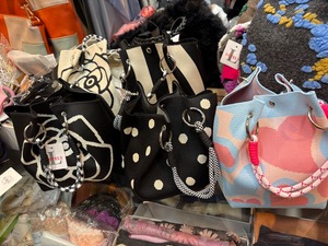 カラフルヒモニットバッグ 32587