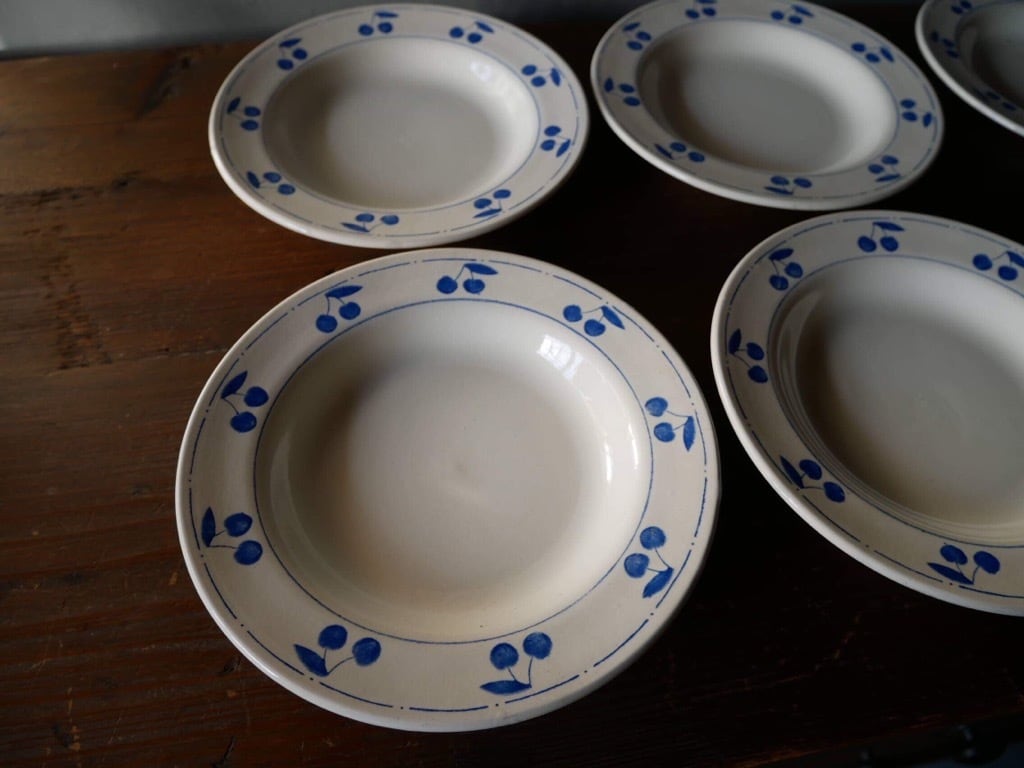 フランスアンティーク さくらんぼ プレート