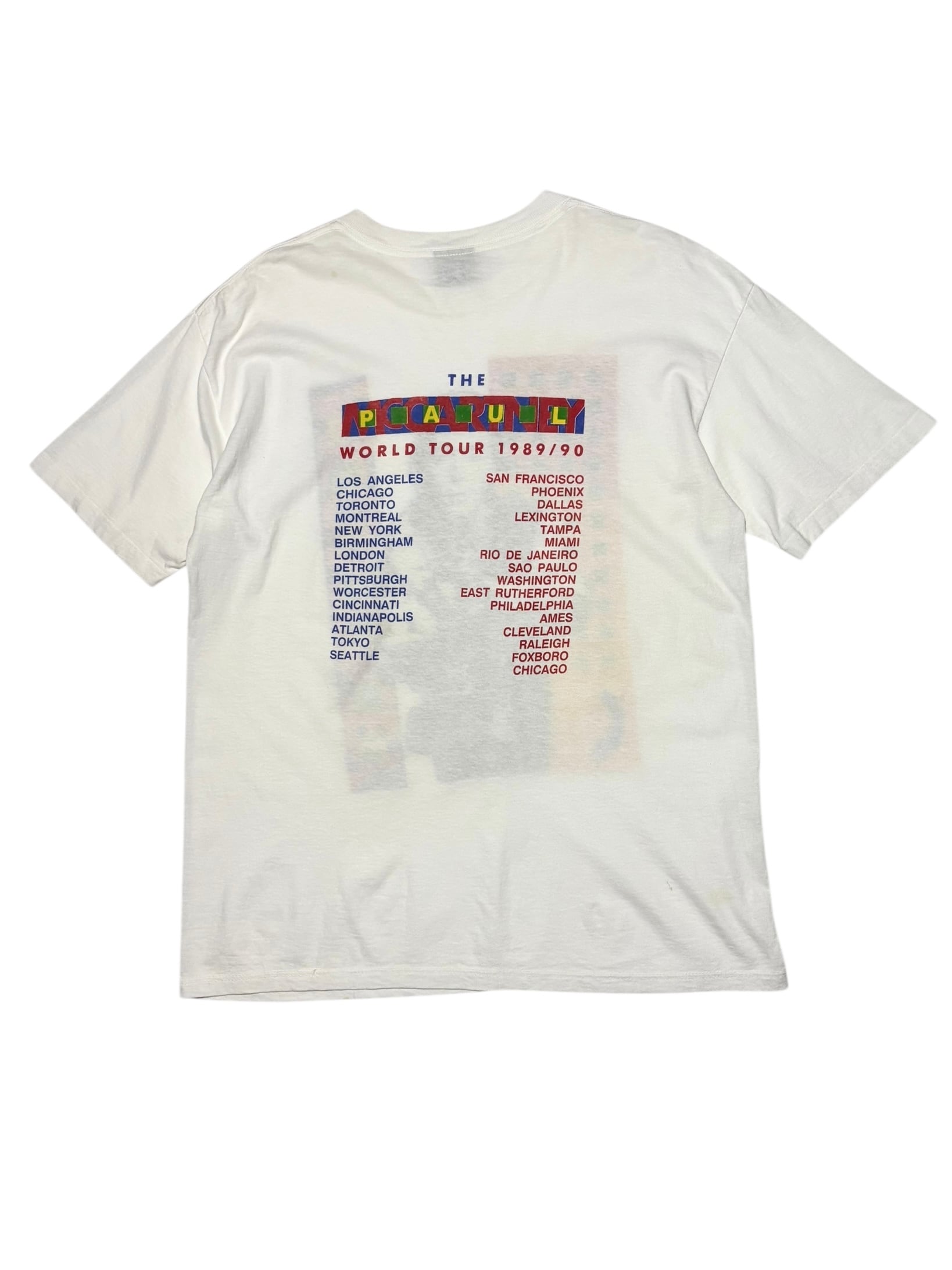 Paul McCartney “Piccadilly World Tour 1989/90” ヴィンテージTシャツ