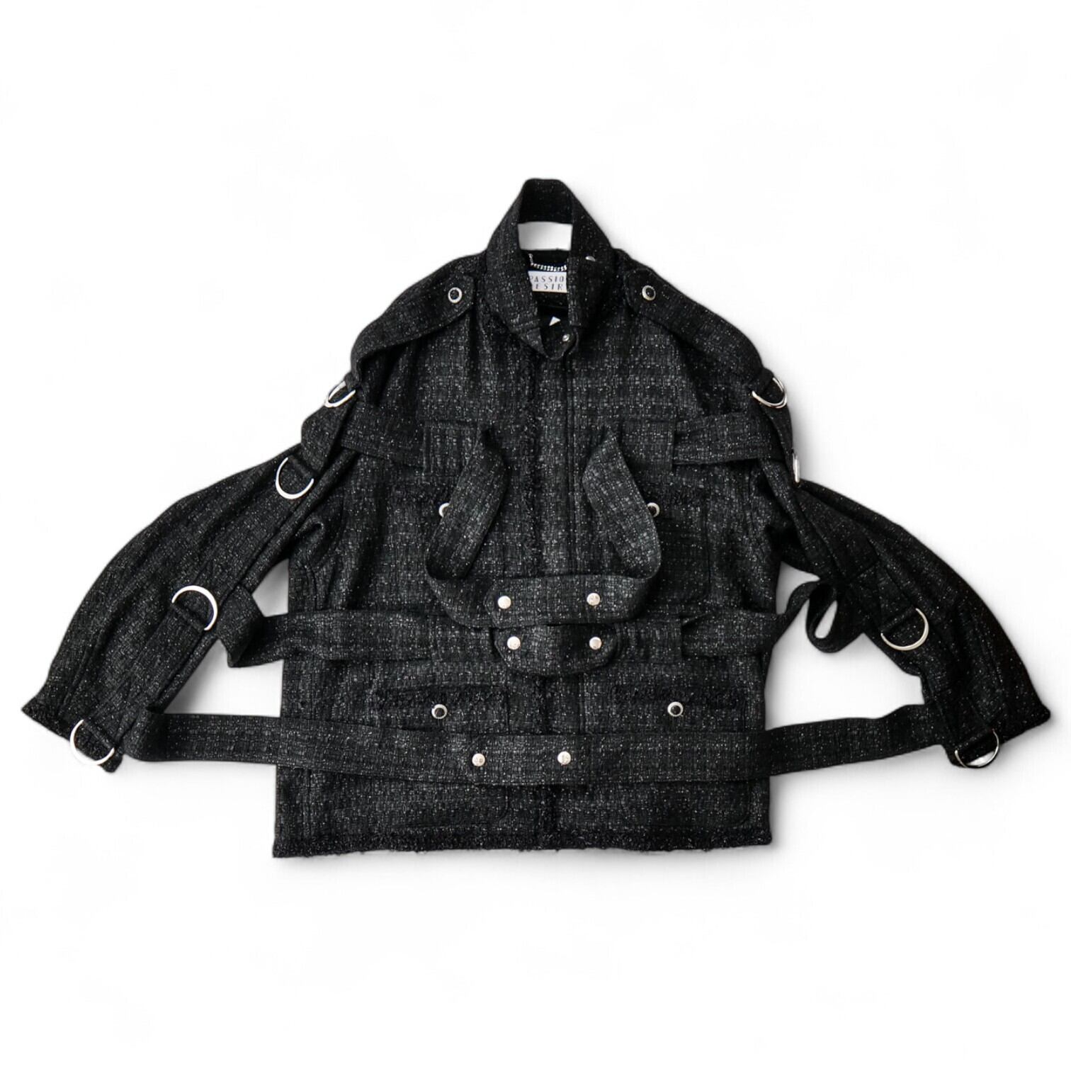 el conductorH コンダクター ミックスツイード ボンデージ ジャケット