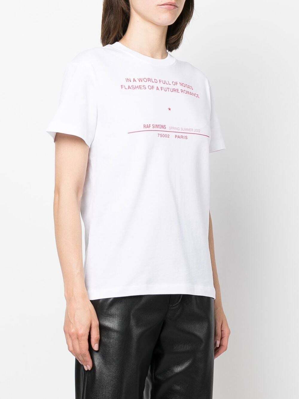 関税送料込み♦RAF SIMONS 半袖Tシャツ RAF SIMONS】Tourプリント Tシャツ | idealclasse