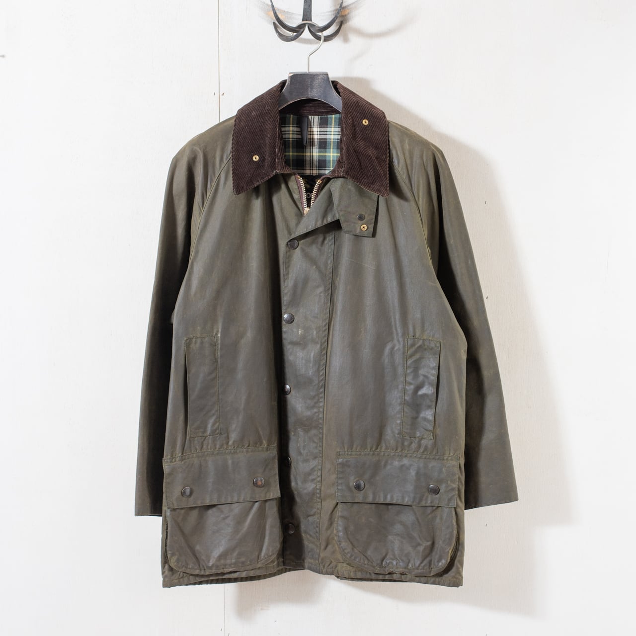 ヴィンテージBEAUFORT名品Britishwax-jacket market British wax-jacket market