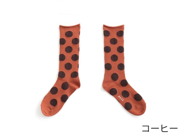 プリット prit ドットソックス(P00163)全5色【ネコポス可】