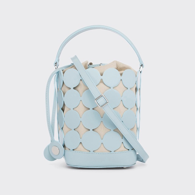 PIERRE HARDY　BULLES BUCKET BAG　LIGHT BLUE SAND