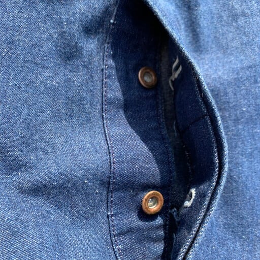 70's Carhartt カーハート デニムオーバーオール プリントタグ 濃紺