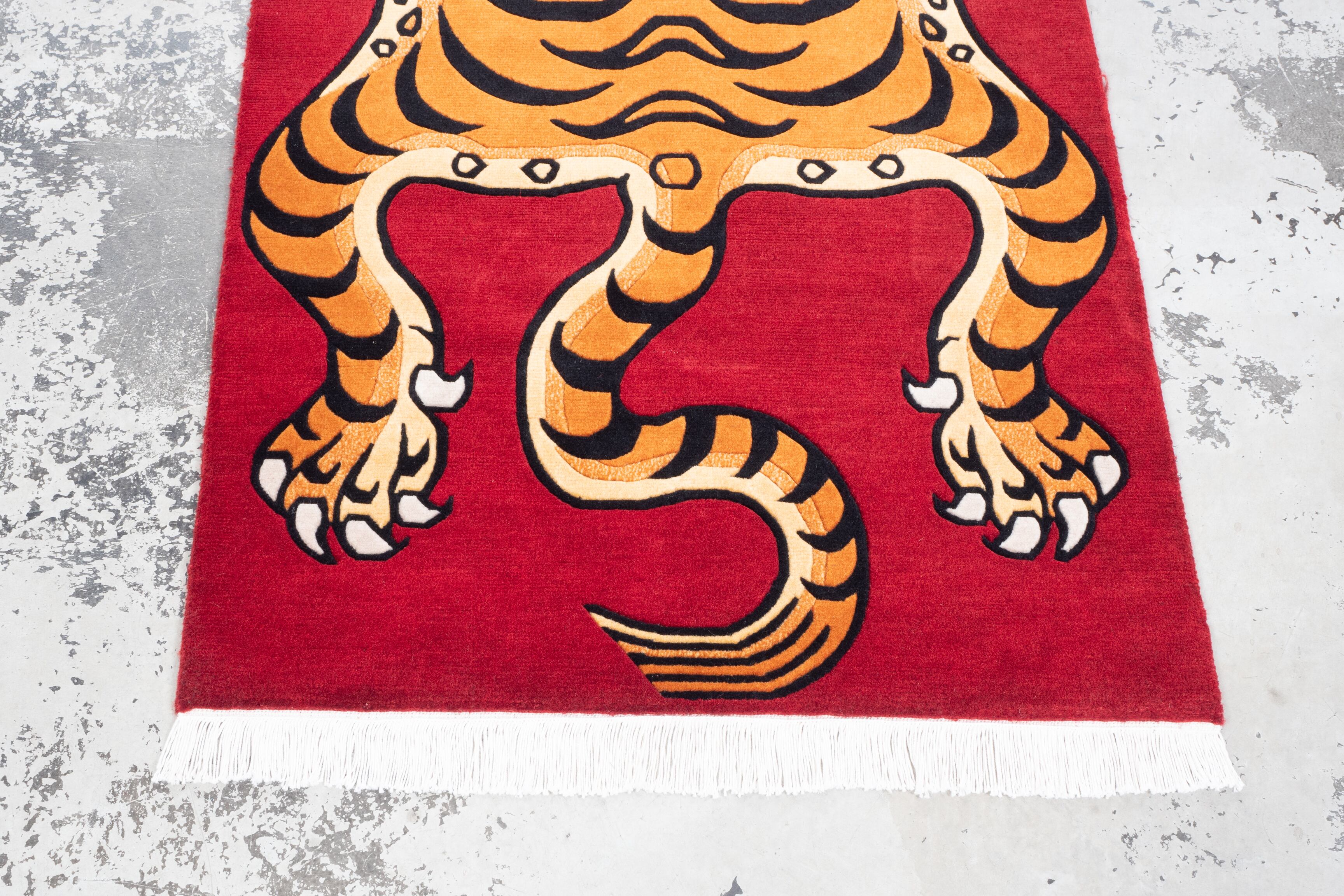 Tibetan Tiger Rug 《Mサイズ•プレミアムウール253》チベタンタイガー
