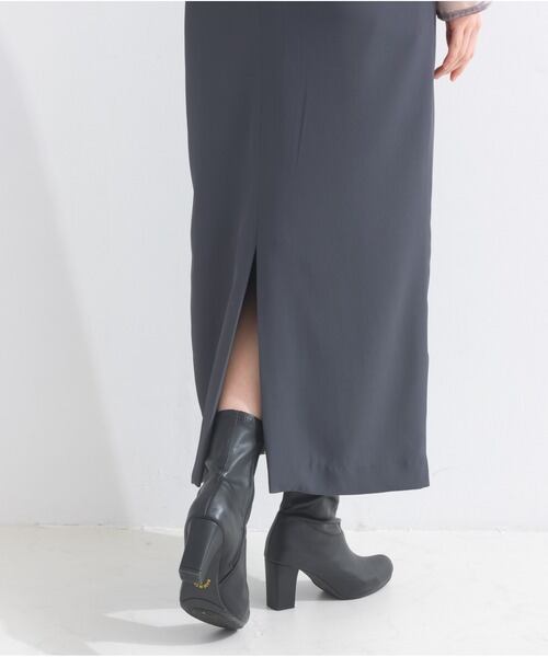 275007 シアートップス＋Vラインワンピース beigeblack | OandI