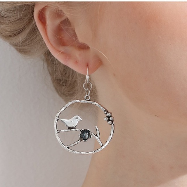 【TR0425】Cute Bird Hook Earring