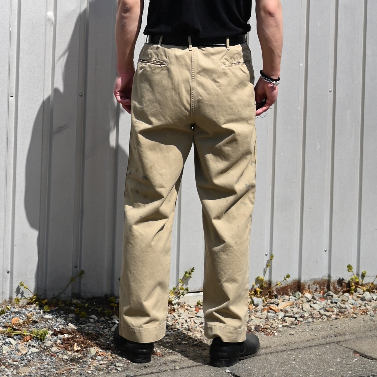 BOWWOW / 41 KHAKI TROUSERS AGED