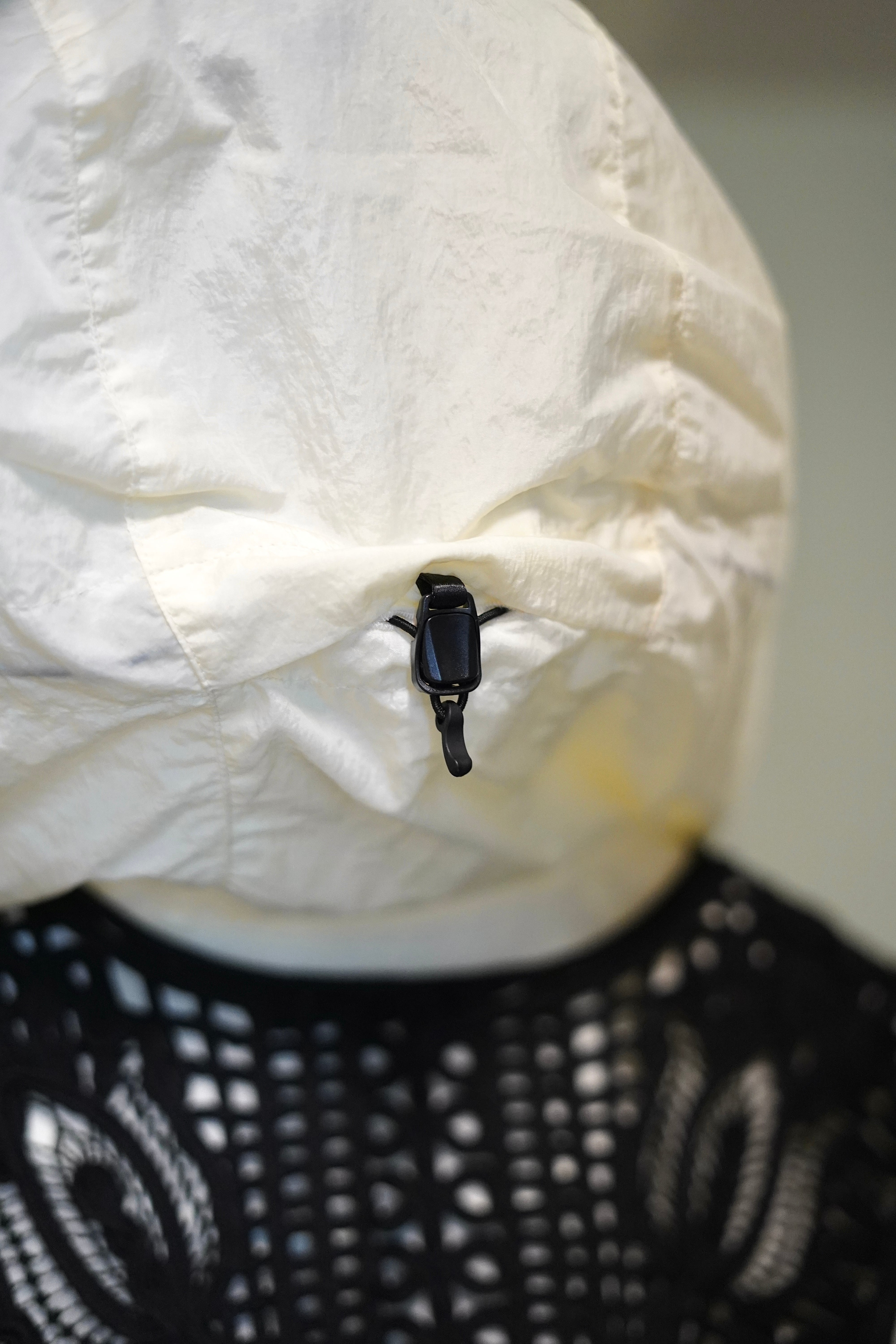 Mame Kurogouchi / Nylon Oversized Jacket with Cording Embroidery