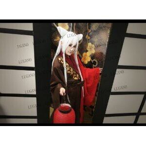 K1859 神様はじめました 巴衛 コスプレ衣装+ウィッグ＋耳+尾 cosplay