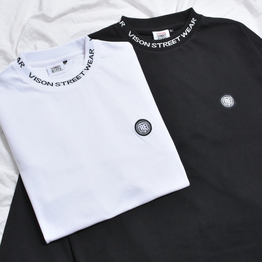 【70%OFF】VISION ヘビーウェイト ネックロゴロンT