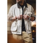 Front Button Closure Safari Jacket ◇2color H0112