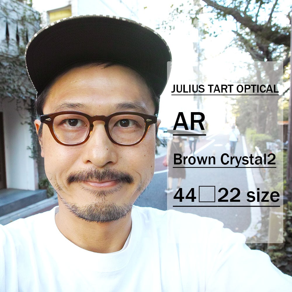 JULIUS TART OPTICAL / AR / ブリッジ:22ｍｍ / BROWN CRYSTAL 2