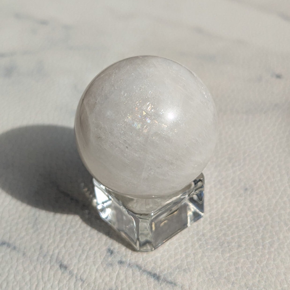 【天然石】スフィア　ムーンストーン ムーンストーン スフィア 約37mm | iris imrama stone