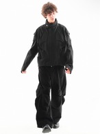 54A0 Windbreaker Style Wide Pants