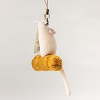 吊るしストラップ／俵ネズミ