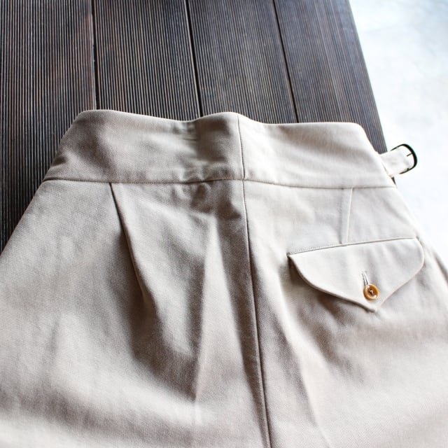 HAVERSACK キャバリーツイルキュロットパンツ Beige | C.COUNTLY