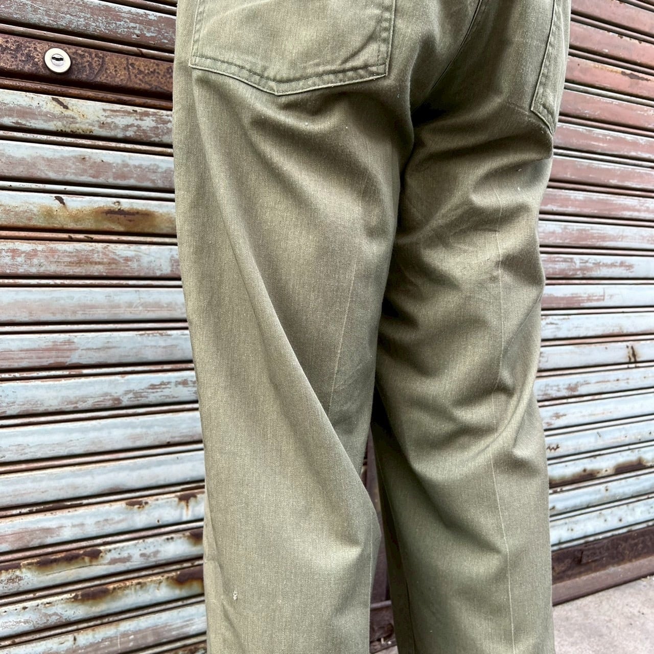 80s US Army 米軍 実物 ヴィンテージ ベイカーパンツ OG507 W42 L31