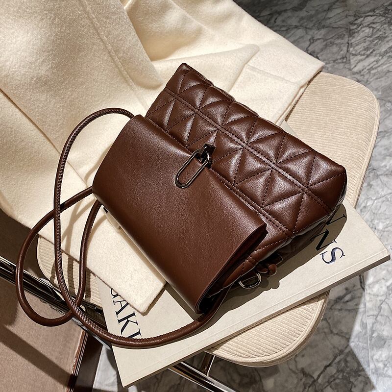 スタンダード レトロ スクウェア メッセンジャーバッグ 手作りハンドバック30923549874