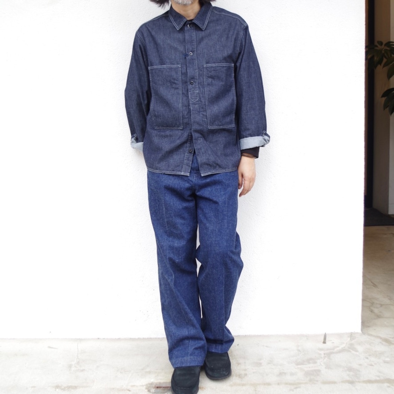HATSKI　DENIM08 50S Spun Yarn Work Trousers